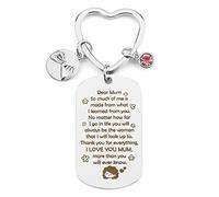 Mum Keyring - Mothers Day Gift for Mum & Daughter - Never Truly Part