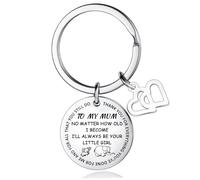 Mum Keyring Mum Gifts From Daughter Thank mum Keyring Gifts Christmas Birthday Mother's Day Gifts I'll Always Be Your Little Daughter