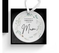 Mum Memorial Christmas Bauble, In Loving Memory, Remembering At Xmas, Remembrance Ornament, Ceramic Hanging Decoration, Forever In Our Hearts