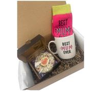 Mum - Mug Socks & Chocolate Pizza Treat Gift Box | Mother's Day | Mum Gift Idea | Birthday