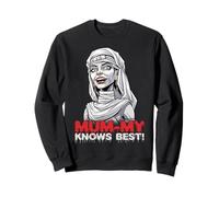 Mum-my Knows Best, Funny Zombie Mom Halloween Sweatshirt