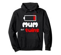Mum of Twins Funny Twin Mum Busy Mummy Proud Mother's Day Pullover Hoodie