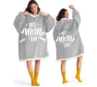 Mum Oversized Blanket Hoodie Gifts,Ultra Soft Wearable Throw with Pockets Sleeves,Snuggle Blanket Gifts for Mum from Son or Daughter MothersDayBirthdayChristmas Giftblanket