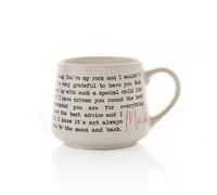 "Mum" Sentimental Moments Stoneware Message Mug Gift From Daughter Or Son