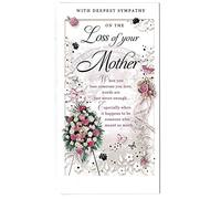 Mum Sympathy Card With Embossed Sympathy Verse