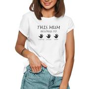 Mum T-Shirt, Personalised This Mum Belongs to, Mum Present, Mother Gift
