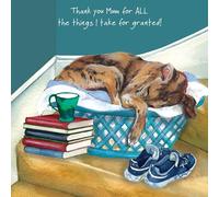 Mum Thank You Card | Greyhound Dog