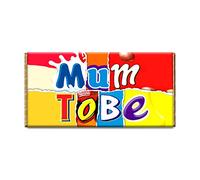 Mum To Be Chocolate Bar Gift Wrapper Gift Present For Birthday, New Born (#315) (without chocolate bar)
