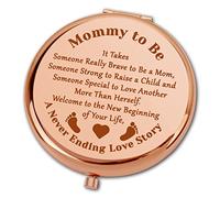 Mum to Be Gifts New Mum Gifts Compact Makeup Mirror for New Mum First Time Mum Gifts Christmas Birthday Pregnancy Gifts for Mum to Be