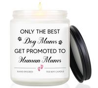 Mum to Be Gifts, New Mum Gifts for Pregnant Women Expecting Mummy First Time Mum Maternity, Pregnancy Gift for Birthday Christmas Mothers Day Baby Shower, Funny Dog Mum Candles, 7 oz (Lavender)