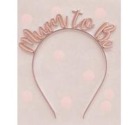 Mum To Be Rose Gold Headband