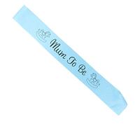Mum to Be Sash Baby Shower Party Decoration Blue Excellent Quality and Popular