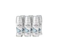 Mum Unperfumed Roll On Deodorant, 48 Hours Plus Protection, Alcohol Free Womens Mens Deodorant, Anti-Perspirant, Vegan, Sustainable Glass Bottle,