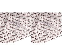 Mum Wrapping Paper for Mothers Day and Birthday - Elegant Typography Present Wrap, Stylish Gift Wrap for Mummy by Dyefor - 2 Sheets (50x70cm) (Pack of 2)