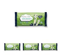 Mum & You Bamboo Baby Wipes Multipack - 100% Biodegradable Wet Bamboo Wipes, 99.4% Water| Ideal for Sensitive Newborn Skin, Baby Wipes Bulk, Wet Tissue (Pack of 4 (54 Wipes))