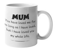 ''Mum! You Have Loved me'' Coffee Mug. Gifts for Mum, 11oz Large Handle Coffee Mug for Mum