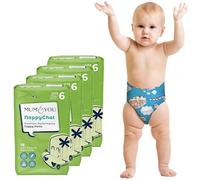 Mum & You Premium & Eco Friendly Dry Baby Nappy Pants | Size 6 (16 KG+), 72 Count (4 Packs of 18) | Dermatologically Tested with 12-Hr Leak Protection with Wetness Indicator | Rash Free