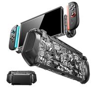 mumba Blade Series Case for Nintendo Switch 2 [Dock Friendly] [Military-Grade Protection] Switch 2 Grip Protective Cover Shell, Quick-Release Joy-Con, Accessories for Switch 2 Controllers (Mixtape)