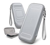 mumba Carrying Case for Nintendo Switch 2 2025, [Mini Version] Travel Case with 10 Game Cartridge Slot Portable Bag Protective Carry Handbag Pouch Shell Accessories [Portable & Lightweight] (Gray)