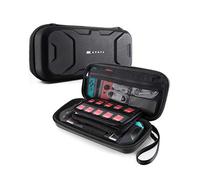 Mumba Deluxe Carrying Case for Nintendo Switch, Large Capacity Travel Storage Pouch for Switch Console & Accessories - Black