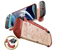 mumba Dockable Case Designed for Nintendo Switch 2 2025, [Blade Series] TPU Grip Protective Cover Accessories Compatible with Switch 2 7.9 Inch and Quick-Release Joy-Con Design (Arcade)