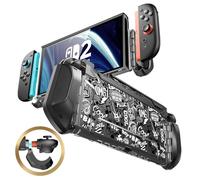 mumba Dockable Case Designed for Nintendo Switch 2 2025, [Blade Series] TPU Grip Protective Cover Accessories Compatible with Switch 2 7.9 Inch and Quick-Release Joy-Con Design (Mixtape)