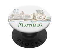 Mumbai Bombay India Travel Souvenir Historic City Gift PopSockets Adhesive PopGrip