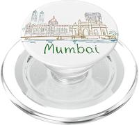 Mumbai Bombay India Travel Souvenir Historic City Gift PopSockets PopGrip for MagSafe