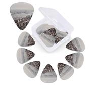 Mumbai city Guitar Picks 12 Pack Plectrums with Organizer Box, 3 Different Thickness Includes Thin Medium Heavy Picks