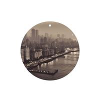 Mumbai city of dreams Car Air Fresheners Cards 4 Pcs Long Lasting Car Fresheners Gifts for Men Women Auto Aromatherapy Tablets Hanging Scented Card Rearview Mirror Pendant - Lavender Scent