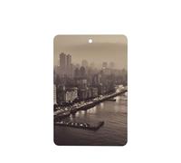 Mumbai city of dreams Car Air Fresheners Cards 4 Pcs Long Lasting Car Fresheners Gifts for Men Women Auto Aromatherapy Tablets Hanging Scented Card Rearview Mirror Pendant - Lavender Scent