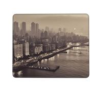 Mumbai city of dreams Mouse Pad with Stitched Edge, Comfortable Mouse Pads with Non-Slip Rubber Base Gaming Mouse Mat Washable Mousepads Computers Laptop Desk Accessories for Office 9.4"x7.9"