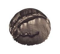 Mumbai city of dreams Shower Cap for Women Reusable Waterproof Shower Bonnet Washable Elastic Band Bath Hair Hat Double Layered Bath Cap Extra Large for Long Hair