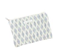 Mumbai Delhi Cosmetic Bag with Beautiful Pattern, 'Enjoy Little Things' Message for Makeup and Personal Items, Delhi, 27x19x1Cm, Classic