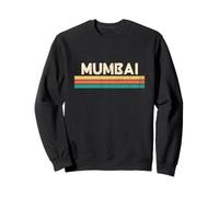 Mumbai India City Name Classic Vintage Colors Design Sweatshirt