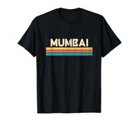 Mumbai India City Name Classic Vintage Colors Design T-Shirt