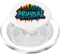 Mumbai, India Graffiti Street Art Skyline PopSockets PopGrip for MagSafe