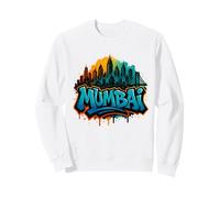 Mumbai, India Graffiti Street Art Skyline Sweatshirt