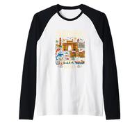 Mumbai India Travel Souvenir City Gift Raglan Baseball Tee