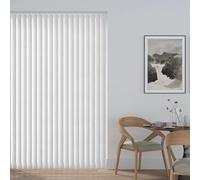 Mumbai Vertical Blinds Made to Measure - Custom Size Window Blinds with Headrail, Slats & Fixings - Light Filtering Fabric - Multiple Colour Options (Cotton, Upto 290cm wide X Upto 200cm drop)