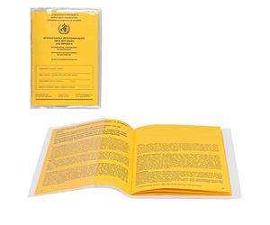 mumbi 4 x Vaccination Certificate Cover Protective Cover for Vaccination Card Protective Bag, Vaccination Card Covers Transparent/Clear (for All Vaccination Cards 1980-2008)