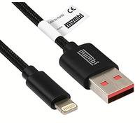 mumbi Black Line USB Kevlar cable Black 150cm