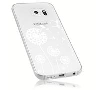 mumbi Case Compatible with Samsung Galaxy S6 / S6 Duos Mobile Phone Case with Dandelion Design, Transparent