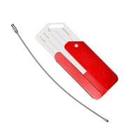 mumbi Luggage tag, Luggage tag with Name tag/Address tag, Red