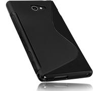 mumbi Protective Case for Sony black Black Xperia M2