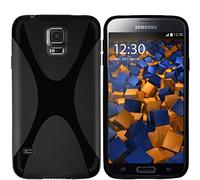 mumbi - Screen Protector for Samsung Galaxy S5 Hülle schwarz black