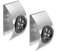 mumbi Towel Clamp Towel Holder Self-Adhesive Towel Hooks No Drilling Adhesive Hooks Stainless Steel Pack of 2