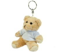 Mumbles Binx Teddy Bear Fridge Magnet/Key Ring (XS) (Key Ring (Light Brown))