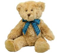 Mumbles Bracken Plush Teddy Bear Soft Toy in Light Brown | Size: Medium Mumbles Light Brown M