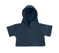 Mumbles Men's Hooded Teddy T-shirt in Navy | Size: Medium Mumbles Navy M